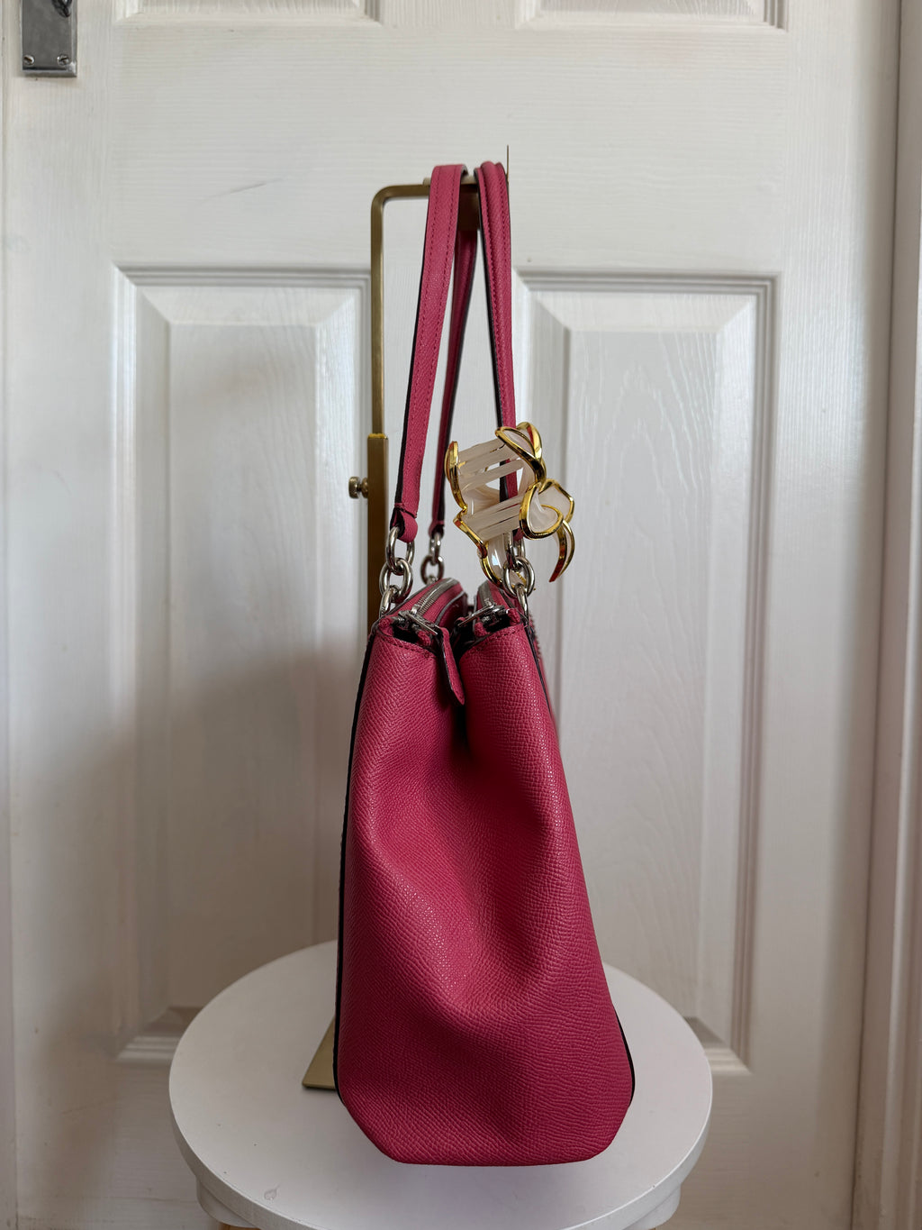 Coach Christie carryall hot pink