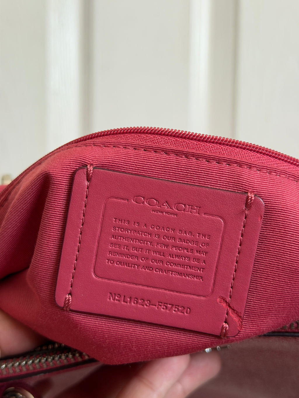 Coach Christie carryall hot pink