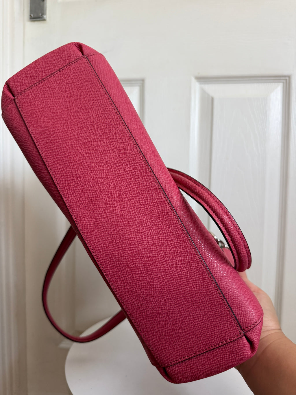 Coach Christie carryall hot pink