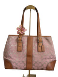Coach signature canvas tote bag