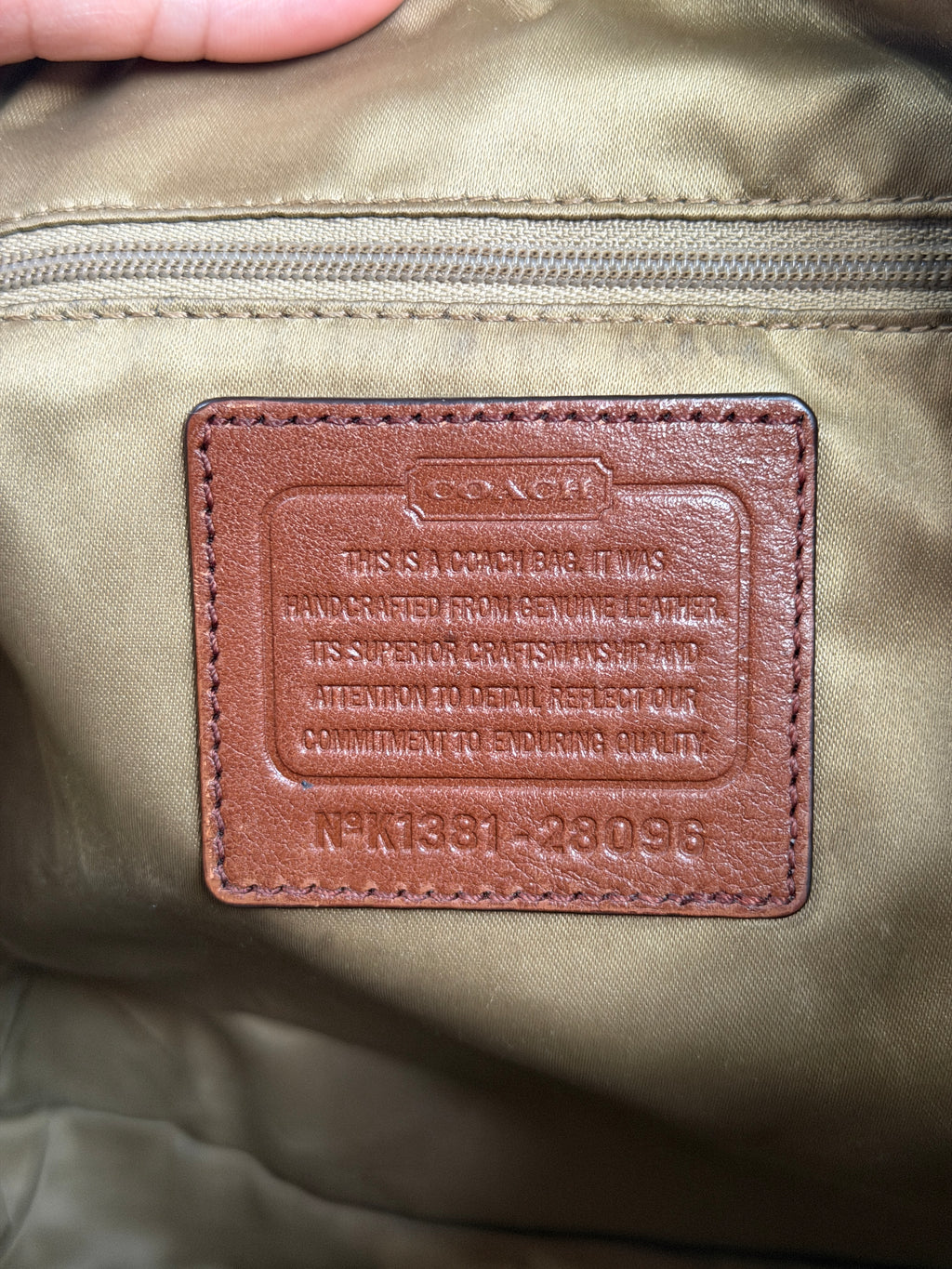 Coach small Kelsey satchel in signature canvas